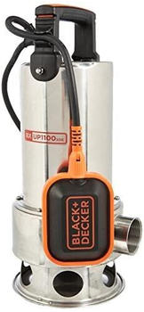 Black & Decker Tauchpumpe f&uuml;r Schmutzwasser Grau BXUP1100XDE