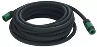 vidaXL Tropfschlauch Schwarz 0,6" 10 m Gummi
