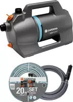 GARDENA Gartenpumpe 5000 Silent Set Gartenpumpen-Set 5.100 l/h (09081-20)