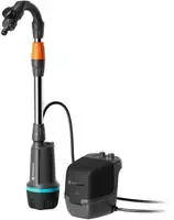 GARDENA Regenfasspumpe "2400 ComfortAutomatic 18V P4A Ready-To-Use Set" inkl. Akku