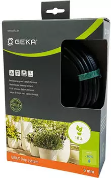 Geka Drip Set Bewässerungssystem Balkon/Terrasse 6 mm