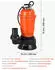 VEVOR Schmutzwasser-Tauchpumpe Gusseisen 550W 18000l/h 10m Förderhöhe