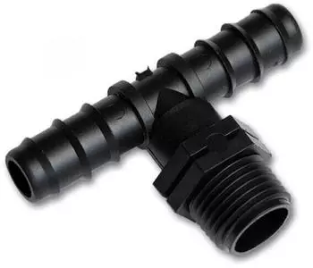 Bradas Rohrverbindung Tropfbew&auml;sserungssystem 2,5cm (DSWA06-3425L)