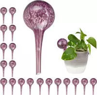 Relaxdays - 20 X Bew&auml;sserungskugel, Dosierte Pflanzen Bew&auml;sserung Blumen,