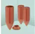 Relaxdays Tonkegel mit Deckel im 3er Set hellbraun (10050493)