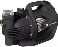 TOOLCRAFT JGP110062BN Gartenpumpe mit Filter 5500 l/h 48m