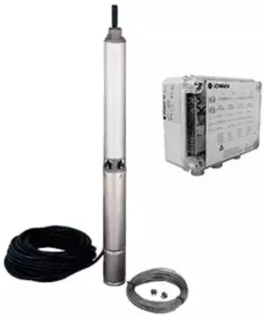 Lowara 2GS05M Tiefbrunnenpumpe 4" Unterwasserpumpe 0,55kW 1Ph (104070110)