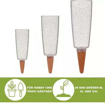 Scheurich Copa M Bewässerungskugel 150ml transparent, 4er-Set