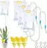 Relaxdays Tropfbewässerungsbeutel Bewässerungssystem Pflanzeninfusion Gelbsticker 4er Set (10050492)