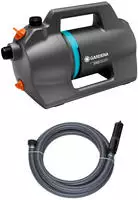 GARDENA Gartenpumpe "5000 Silent Saugschlauch-Set" inkl. 7m Saugschlauch