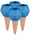 Relaxdays Tonspitzen Bewässerung blau 4er Set blau/hellbraun (10036017)