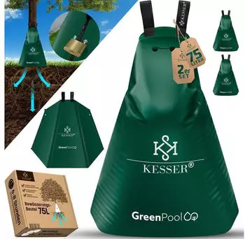 Kesser Baum-Bew&auml;sserungssack 75L UV-best&auml;ndig PVC, 2er Set
