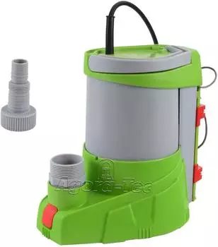 Agora-Tec Tauchpumpe Klarwasser Vario Control 250W, 3000l/h, Schwimmerschalter (AT 001 005 006)