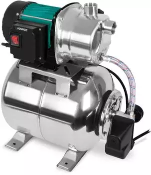VONROC Hauswasserwerk 1000W, 3500l/h, 4.4bar, 19L Tank, IPX4 (GP530AC)