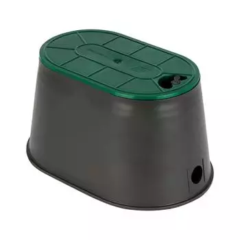 REKUBIK Ventilkasten als Wasserzählerschacht oval Grün (PC201-O27-V)