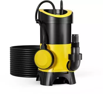 Wiltec Schmutzwasserpumpe 400W 7500l/h max. F&ouml;rderh&ouml;he 5m (51534)