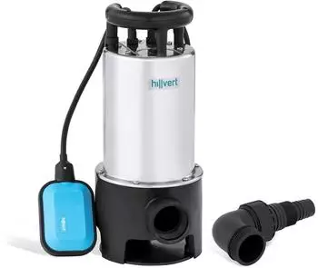 Hillvert Schmutzwasser-Tauchpumpe 1100W 16000l/h (HT-ROBSON-SP1100DWE)