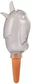 Scheurich Bördy S Bewässerungskugel klar, Terrakotta-Stiel, 90ml