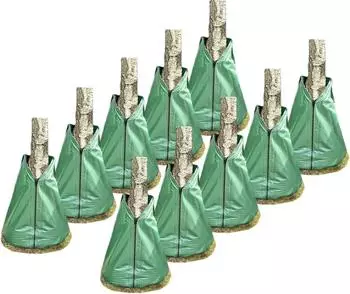 Novatool Bew&auml;sserungsbeutel Baum 75L PVC Gr&uuml;n, 10er-Pack