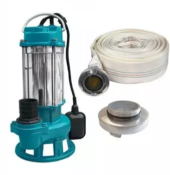 IBO V550 Schmutzwasserpumpe mit Zerkleinerer, 230V, 20m Schlauch