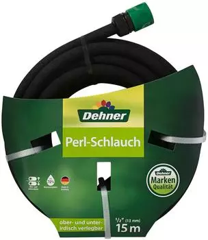 Dehner Perlschlauch zur Bew&auml;sserung 15m 1/2 Zoll, Schwarz (6758437)