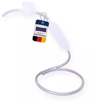 H&uuml;nersdorff Ansaugpumpe mit Absperrhahn f&uuml;r Benzin/Chemie, transparent (546000)
