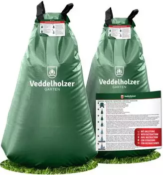 Veddelholzer Haustiere Baumbew&auml;sserungssack 2x75l mit Rei&szlig;verschluss, Diebstahlschutz (NR.1)