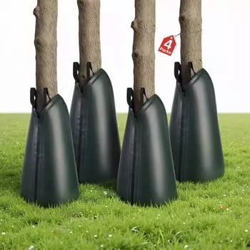 VEVOR Baumbew&auml;sserungssack 75,7L PE mit Rei&szlig;verschluss, 4er-Pack