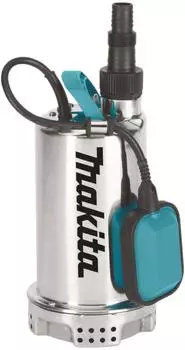 Makita PF1100 Reinwasserpumpe mit Schwimmer 1100W, 250l/min (PF1100)