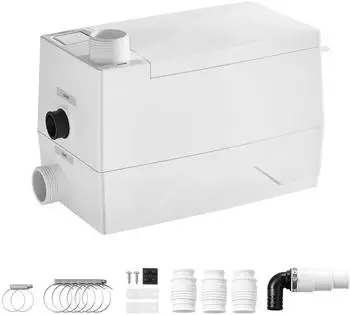 VEVOR Schmutzwasser-Hebeanlage 350W 120L/min 8m Hubh&ouml;he