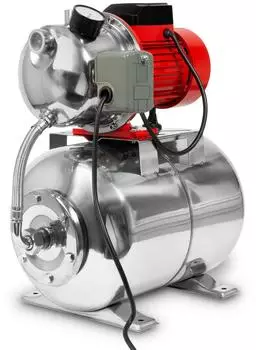 Eberth Hauswasserwerk 750W, 3600L/h, 24L Edelstahl-Druckkessel (WP1-HWW750/SS24)