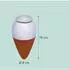 Relaxdays Tonkegel Bewässerungssystem mit Deckel, 350ml