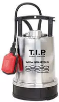 Schmutzwasser Tauchpumpe - Edelstahl, 16.000 L/h, Flachabsaugend, Salzwasser,