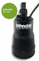 Zehnder Pumpen 13187 Flachsaugende Tauchpumpe 5500 l/h 7m