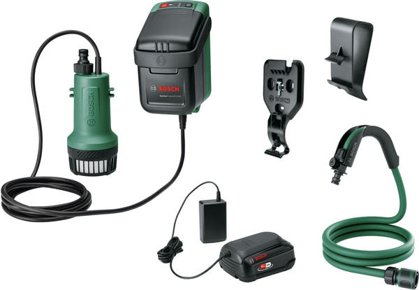 Bosch GardenPump 18V-2000 (mit Akku & Ladegerät)