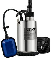 Vevor Schmutzwasserpumpe 550w Tauchpumpe 230v Gartenpumpe Durchfluss 9500l/h