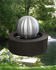 GardenForma Wasserspiel mit Edelstahl-Kugel 35 cm
