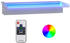 vidaXL Wasserfallelement mit RGB LEDs Edelstahl 45 cm (151409)