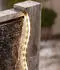 Dehner Gartenbrunnen Eclipse mit LED Beleuchtung Polyresin grau (4447504)