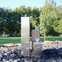 CLGarden ESB8 Springbrunnen Edelstahl eckig mit LED Beleuchtung (1995)