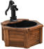 vidaXL Gartenbrunnen mit Pumpe Massivholz Tanne (363335)