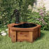 vidaXL Gartenbrunnen mit Pumpe Massivholz Tanne (363335)