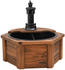 vidaXL Gartenbrunnen mit Pumpe Massivholz Tanne (363335)