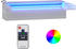 vidaXL Wasserfall-Element mit RGB LEDs Edelstahl 30 cm (151408)