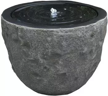 GardenForma Wasserspiel Curitiba Polyresin inkl. Pumpe und LED-Beleuchtung (100025006)