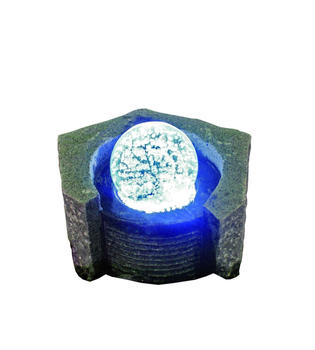 GardenForma Wasserspielset Lundey mit drehender Glaskugel (100041002)
