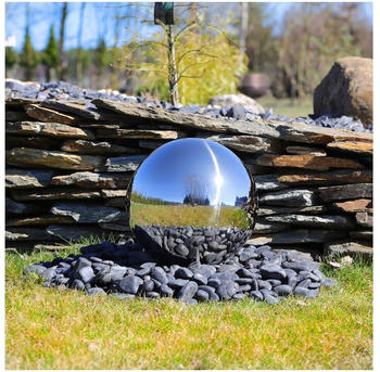 CLGarden Edelstahlkugel 38cm für Springbrunnen (1897)