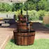 vidaXL Gartenbrunnen mit Pumpe 60x60x94 cm Massivholz Tanne (363332)