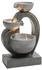 Dehner Gartenbrunnen Hear Polyresin grau (6911218)