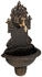 Relaxdays Wandbrunnen mit Wasserspeier Bronze Kupfer Gold